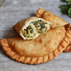 Spinach and cheese empanadas